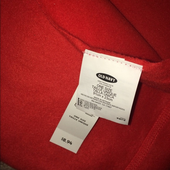 Old Navy Infinity Red scarf - Picture 2 of 4